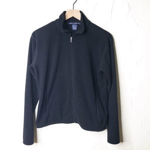 Ralph Lauren Golf Black Zip Up Fleece Size Large